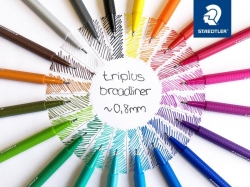 STAEDTLER Triplus 338 - broadlinery 0,8 mm - různé barvy