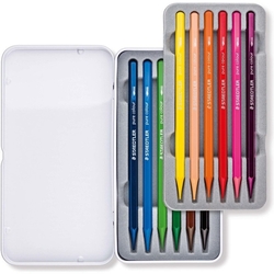 STAEDTLER Design Journey Full watercolour pencils - akvarelové pastelky v laku - sada 12 ks