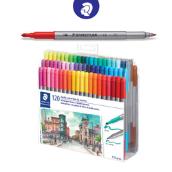 STAEDTLER Design Journey Twin-tip pen - oboustranné fixy - sada 120 ks