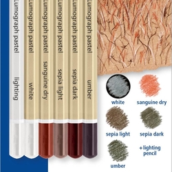 Staedtler Design Journey Mars Lumograph Pastel Pencil - pastel v tužce - sada 6 ks