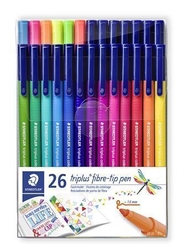 STAEDTLER Triplus fibre-tip pens - fixy 1 mm - 26 ks