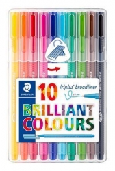 STAEDTLER Triplus 338 - broadlinery 10 barev - BOX