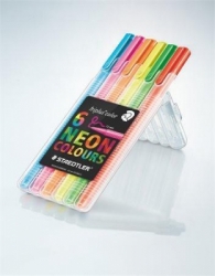 STAEDTLER Triplus Color 323 NEON - fixy 1mm 6 barev