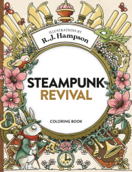 Steampunk Revival Coloring Book - R.J. Hampson