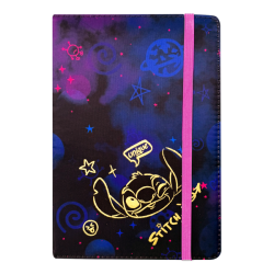 Colorino Stitch Gold - zápisník s gumičkou - A5 (80 g, 80 stránek, linkovaný) - různé varianty