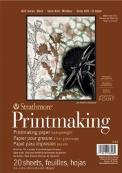 STRATHMORE Printmaking skicák 400 - 280 g/m2, 20 listů (20 x 25,4 cm)