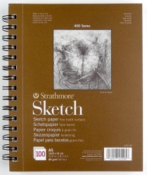 STRATHMORE Sketch skicák - kroužková vazba (89 g/m2, 100 listů) - různé velikosti