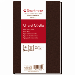 STRATHMORE 500 Mixed Media - Art journal (190 g/m2, 64 stran) - pevná vazba - 14 x 21,6 cm