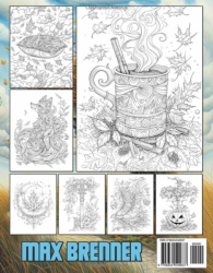 Surrealism Autumn Coloring Book- Max Brenner