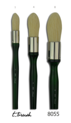 t_brush štětec kulatý 8055 - rasečí štětiny - různé velikosti