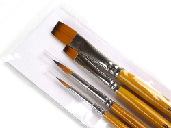 Sada syntetických štetců t_brush - set č.2 - mix - 4 ks