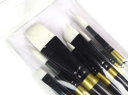 Sada syntetických štetců t_brush - set č.4 - mix - 8 ks