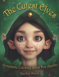 The Cutest Elves - Grayscale Coloring Book -  Rachel Mintz