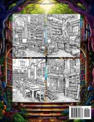 The Enchanted Library: A Coloring Book for Writers and Bookworms