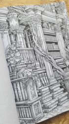 The Enchanted Library: A Coloring Book for Writers and Bookworms