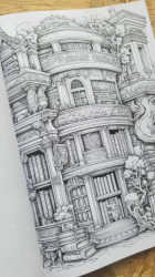 The Enchanted Library: A Coloring Book for Writers and Bookworms