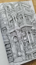 The Enchanted Library: A Coloring Book for Writers and Bookworms