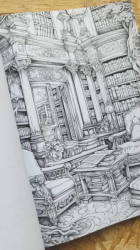 The Enchanted Library: A Coloring Book for Writers and Bookworms