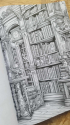 The Enchanted Library: A Coloring Book for Writers and Bookworms