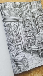 The Enchanted Library: A Coloring Book for Writers and Bookworms