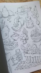 Tiny Magical Illustrations Practice Coloring Book
