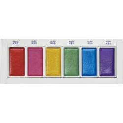 Gansai Tambi GEM Colors - sada 6 ks - akvarelové barvy