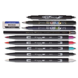 Tombow Advanced Lettering set - kaligrafická sada - 10 ks