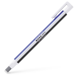 TOMBOW - Mono Zero pryž v tužce - tenká guma plochá 2,5 x 5 mm  - bílomodrá