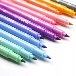 Tombow Twintone - oboustranný fix - PASTELS - sada 12 ks