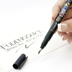 Tombow Fudenosuke BRUSH PEN - černá - sada 2 ks