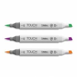 TOUCH Twin Brush Marker - oboustranný fix - ShinHan Art - sada 36 ks
