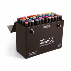 TOUCH Twin Marker - oboustranný fix - ShinHan Art - sada 48 ks
