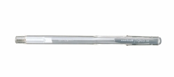 Gelové pero Uni-Ball SIGNO UM-100 (08) - SILVER 0,8 mm - stříbrná