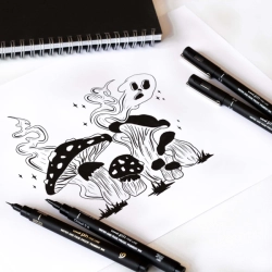 UNI Uni-ball PIN Fineliner Drawing pens - tenké linery - sada 5 ks - SKETCHING