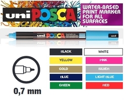 POSCA (UNI) Dekorační popisovač PC-1MR - 0,7 mm - různé barvy