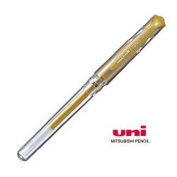 Gelové pero Uni-Ball SIGNO UM-153 BROAD - GOLD - zlaté (1 mm)