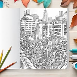 Urban Safari Coloring Book - Max Brenner 