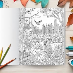 Urban Safari Coloring Book - Max Brenner 