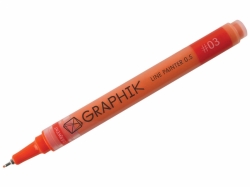 Derwent Graphik Line Painter - rozmývatelné linery - jednotlivé barvy, barva 03 - tom