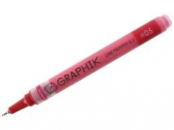 Derwent Graphik Line Painter - rozmývatelné linery - jednotlivé barvy, barva 05 - blood