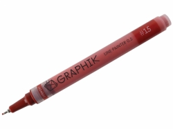 Derwent Graphik Line Painter - rozmývatelné linery - jednotlivé barvy, barva 15 - bricklane
