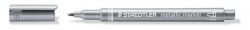 STAEDTLER Metalický popisovač - kuželový hrot - různé barvy, barva stříbrná