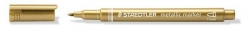 STAEDTLER Metalický popisovač - kuželový hrot - různé barvy, barva zlatá