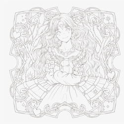 Victorian Fantasy Collection: Kuroimori Coloring Book - JAPONSKO