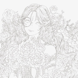 Victorian Fantasy Collection: Kuroimori Coloring Book - JAPONSKO
