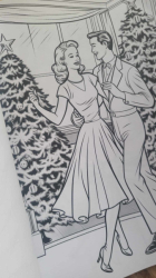 Vintage Christmas Coloring Book for Adults - Max Brenner