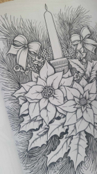 Vintage Christmas Coloring Book for Adults - Max Brenner