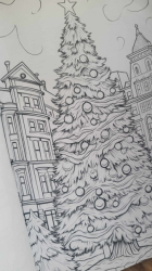 Vintage Christmas Coloring Book for Adults - Max Brenner