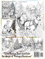 Vintage Christmas Coloring Book for Adults - Max Brenner