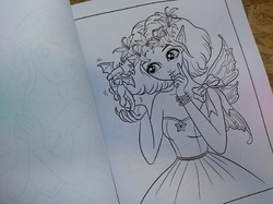 Whimsical Beauties Coloring Book - Ava Browne